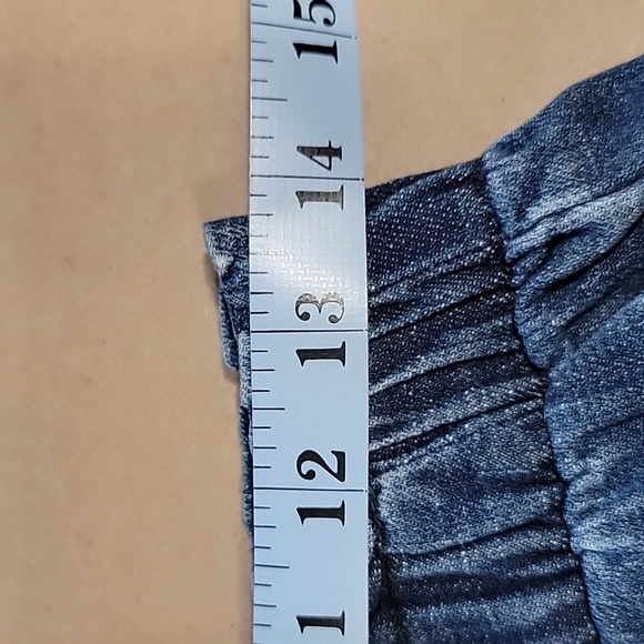 Code Bleu Size 4 Wide Leg Denim Blue Jeans, Gently Used Condition - Picture 7 of 14